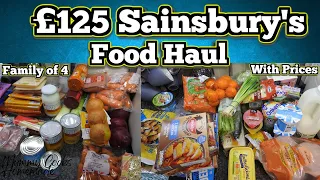 Our Two Week Sainsbury's Food Haul With Prices April 2024