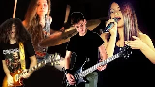 The Trooper - Iron Maiden; Cover by Sina, Max, Victoria & Andrei Cerbu