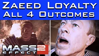 Mass Effect 2 - Zaeed's Loyalty (ALL 4 OUTCOMES Plus ME3 Consequences)