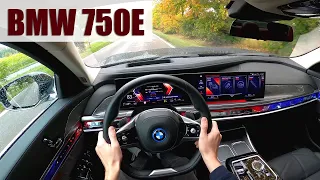 BMW 750e: V davu se rozhodně neztratí