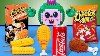 Lego MUKBANG | HOT CHEETOS CHICKEN - Funny Cooking Video