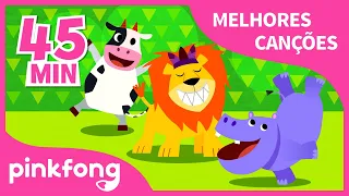 Ação Animal e mais músicas infantis | + Compilação | Pinkfong Canções para crianças