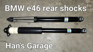BMW e46 3 series Rear shocks replacement