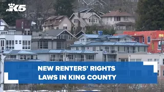 New renters' rights laws in King County