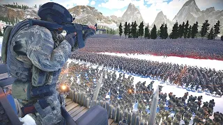 Can U.S. Soldiers & Samurai Stand Against 1,500,000 Goblin Horde - UEBS 2