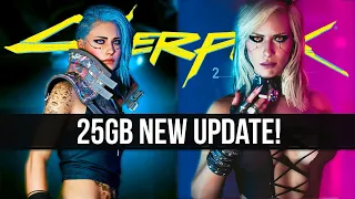 Cyberpunk 2077 Just Got a 25GB New Update