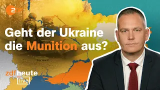 Knappe Reserven der Ukraine: Vorteil für Putins Männer? Militärexperte Gressel bei ZDFheute live