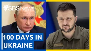 100 days since the Russian invasion of Ukraine | SBS News