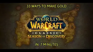 WoW Season of Discovery goldmaking - 33 different ways to make gold