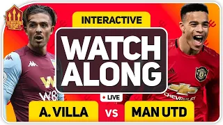 ASTON VILLA vs MANCHESTER UNITED With MARK GOLDBRIDGE LIVE