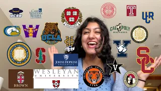 COLLEGE DECISION REACTIONS 2022  (ivies, UCs, t20s)
