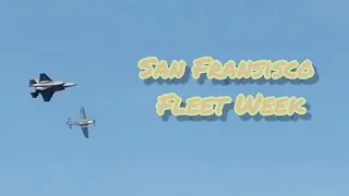 San Francisco Fleet Week Air Show Blue Angles and United Airlines