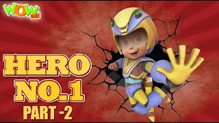 Vir The Robot Boy | HERO No 1 | Part 2 | Cartoon Movies For Kids | Wow Kidz