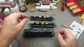 DCC decoder install in an Athearn locomotive