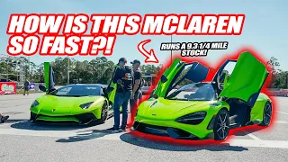 McLaren 765LT Embarrasses Our Lamborghini Fleet BAD... *Breaks Record Doing So*