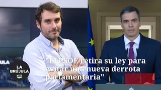 "El PSOE retira su ley del suelo para evitar el espectáculo de una nueva derrota parlamentaria"