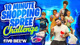 10 Minutes Shopping Spree Challenge at Five Below 🛒 Grab Anything What You Want! @TheAwesomeLawsons