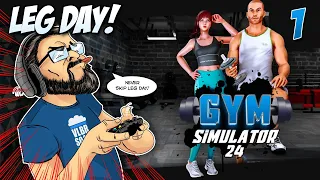 🎮 BIRGER ZOCKT Gym Simulator 24 #1 - Fudlabbal Franz´s never Skip Legday Gym!