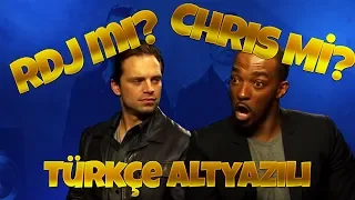 Chris Evans Mı? Robert Downey Jr. Mı? Sebastian Stan, Anthony Mackie (Türkçe Altyazı)