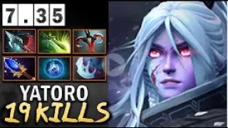 Drow Ranger Dota 2 7 35 Gameplay Yatoro with 19 Kills   1000 GPM