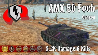 AMX 50 Foch  |  8,2K Damage 6 Kills  |  WoT Blitz Replays