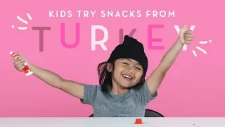 Kids Try Snacks from Turkey | Kids Try | HiHo Kids