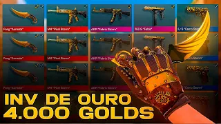 MONTANDO INVENTÁRIO de OURO com 4.000 GOLDS no STANDOFF 2 ( 2024 ) ‹ P7GOD ›