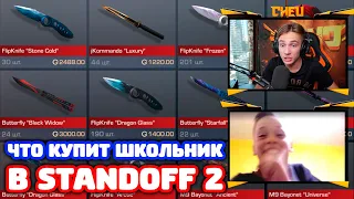 ЧТО КУПИТ ШКОЛЬНИК НА 1000 ГОЛДЫ В STANDOFF 2!