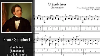 Franz Schubert - Ständchen (Serenade), arr. J. K. Mertz - Tab