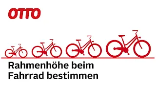 Richtige Rahmenhöhe beim Fahrrad bestimmen | OTTO Fahrradexperte