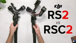 DJI RS2 vs RSC2 - Which Is Best? In Depth Comparison to Ronin-S