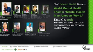 BMHM Explores Mental Health inequalities on World Mental Health Day 2021