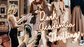 dark academia thrift with me  🕰🕯☕️