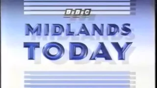 BBC Midlands Today Opening Credits 1993