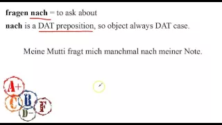 German Grammar: Verb Preposition Combinations - Intro