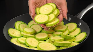 These zucchini taste better than meat! I cook them every day