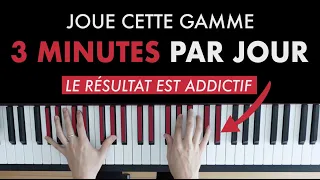 Joue cette gamme 3 MINUTES par jour pour un résultat ADDICTIF au PIANO