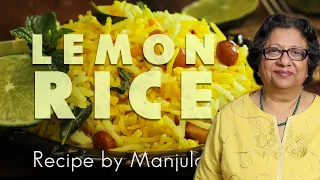 Lemon Rice | Lemon Rice | Easy Lemon Rice Recipe by Manjula
