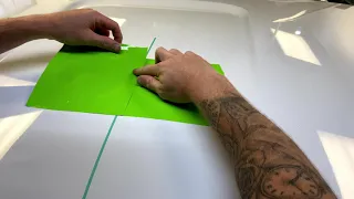 How-to make the perfect seam with vinyl.