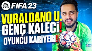 16 YAŞ GENÇ KALECİ OLARAK FUTBOLA BAŞLADIM! Vuraldano U. Oyuncu Kariyeri FİFA 23