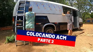 COLOCANDO ACM NA JANELA DO MOTORHOME PARTE 2 | MOTORHOME ARTESANAL VOLARE A8  | #Vannusao A8 T2EP44