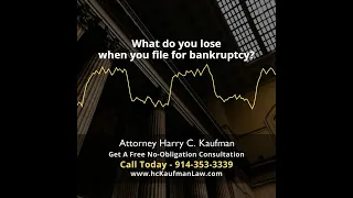 What do you lose when you file for bankruptcy?