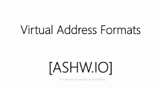 Virtual Address Formats in 64-bit Arm