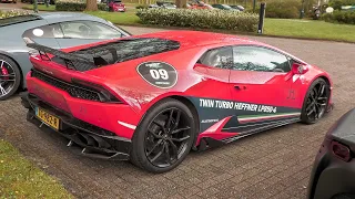 850HP Heffner Twin Turbo Lamborghini Huracan - Revs & Accelerations !