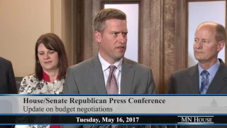 House/Senate Republican Media Availability  5/16/17 (4:00 p.m.)