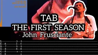 John Frusciante - The First Season Live at Paradiso Amsterdam 2001 - TAB - (with lyrics)