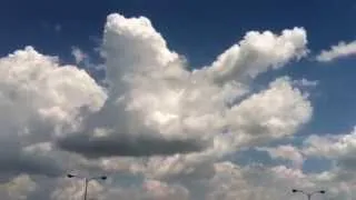 Sunny Skies White Puffy Clouds - Missouri Midwest 2014