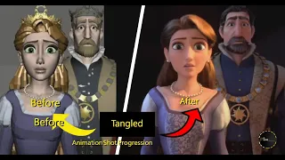 Tangled | Animation shot Progression | Hyrum Osmond | @cgislandFx | #tangled #disney