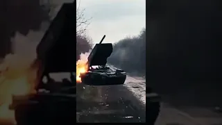 TOS-1 Thermobaric in Action #Shorts