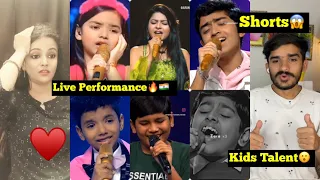 Indian Kids Live Performance Shorts 🇮🇳🔥 | Indian Young Talent Shorts ♥️ | Live Performance Shorts 😱